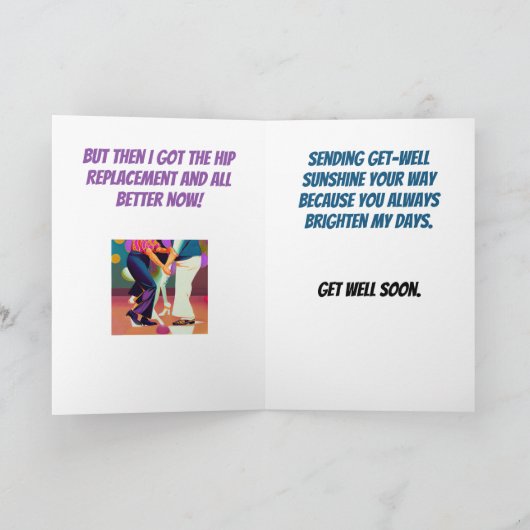 Angesagter Austausch gut Karte (Innenseite)