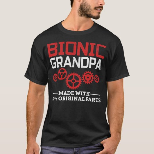 Angesagter bionischer Grandpa-Kneeaustausch T-Shirt (Vorderseite)