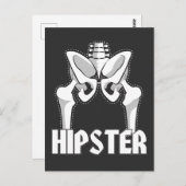 Angesagter Ersatz-Operations-Geschenk-Hipster Postkarte (Vorne/Hinten)
