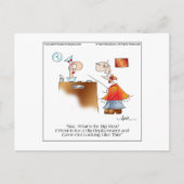 ANGESAGTER ERSETZUNGSCartoon Postcard bis April Mc Postkarte (Vorderseite)