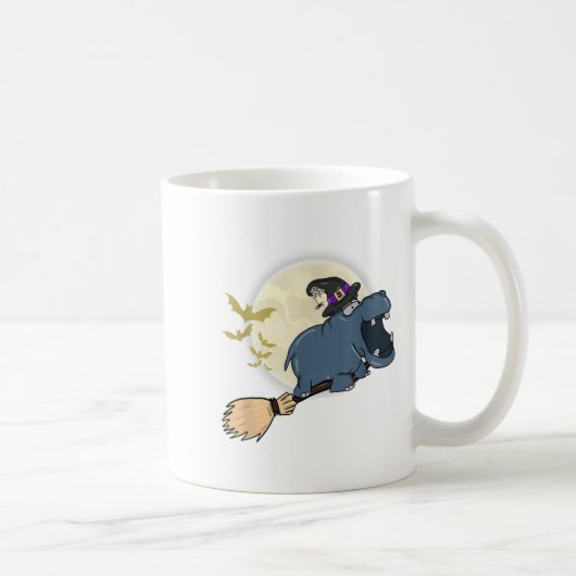 Angesagter Hexenhutrottfahrer-Zoo-Tiervorrat Kaffeetasse (Rechts)