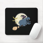 Angesagter Hexenhutrottfahrer-Zoo-Tiervorrat Mousepad (Mit Mouse)