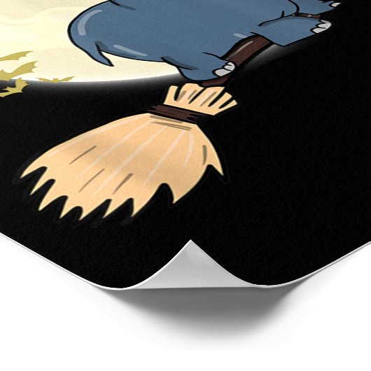 Angesagter Hexenhutrottfahrer-Zoo-Tiervorrat Poster (Ecke)