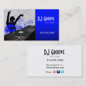 Angesagter Hopfendiskjockey-Disc-Jockey - Visitenkarte (Vorne/Hinten)
