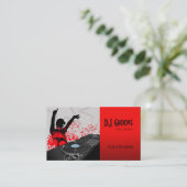 Angesagter Hopfendiskjockey-Disc-Jockey - Visitenkarte (Stehend Vorderseite)