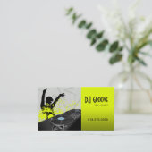 Angesagter Hopfendiskjockey-Disc-Jockey - Visitenkarte (Stehend Vorderseite)