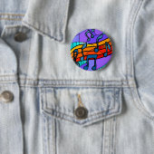 Angesagter Hopfenmusik-Knopf Button (Beispiel)