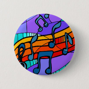 Angesagter Hopfenmusik-Knopf Button