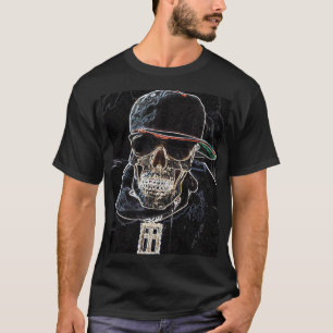 Angesagter Hopfenschädel-NeonT - Shirt