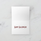 Angesagter Jack O' Lantern Happy Halloween Cards Karte (Innenseite)