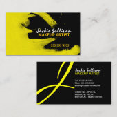 Angesagter Make-upkünstler Visitenkarte (Vorne/Hinten)