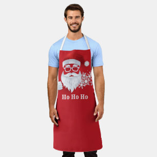 Angesagter Santa Claus Papercut Weihnachten Schürze