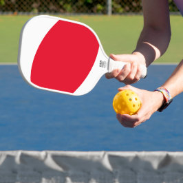 Angesagter Spaß Coole  Lila Kurven auf Weiß Pickleball Schläger