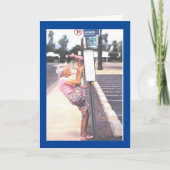 Angesagter Spaß Feiertagskarte (Vorderseite)