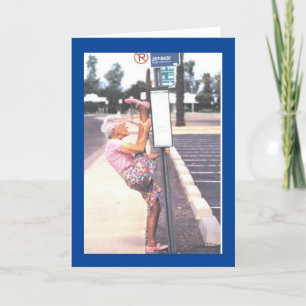 Angesagter Spaß Feiertagskarte