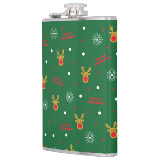 Angesagter Weihnachtsfass Flachmann (Links)