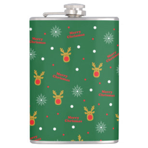 Angesagter Weihnachtsfass Flachmann