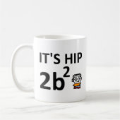 Angesagtes 2B lustige Tasse des Quadrat-II (Links)