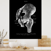 Angesagtes Anatomie-Medizinposter Poster (Küche)