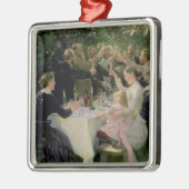 Angesagtes angesagtes Hurrah! Das Party der Silbernes Ornament (Links)