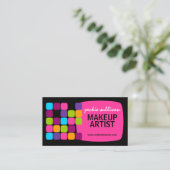 Angesagtes buntes und mutig visitenkarte (Stehend Vorderseite)