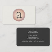 Angesagtes Cooles und modernes, einfaches Kupferkr Visitenkarte (Vorne/Hinten)