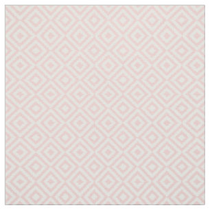 Angesagtes, hellrosa Ikat Diamond Squares Mosaikmu Stoff
