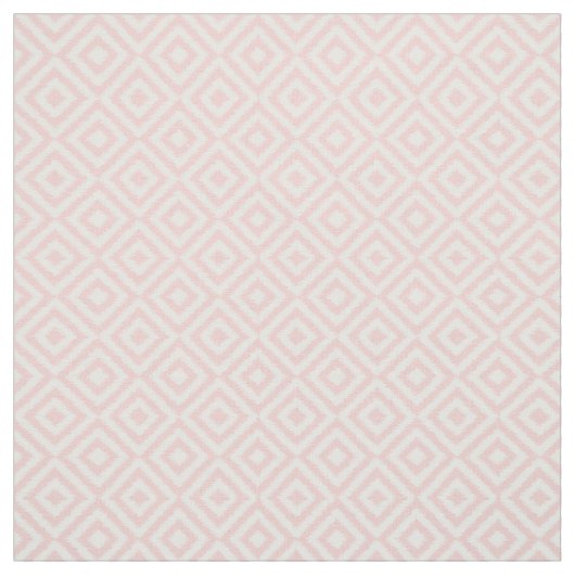 Angesagtes, hellrosa Ikat Diamond Squares Mosaikmu Stoff (Muster)