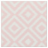 Angesagtes, hellrosa Ikat Diamond Squares Mosaikmu Stoff (Nahaufnahme)