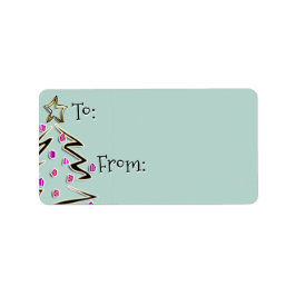 Angesagtes Holidaze - Opal Ice Adressaufkleber