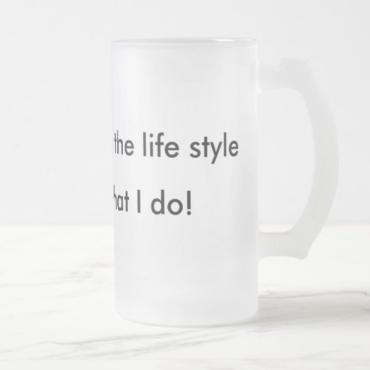 Angesagtes Hopfen, ist der Lebensstil, Rap, ist, Mattglas Bierglas (Rechts)