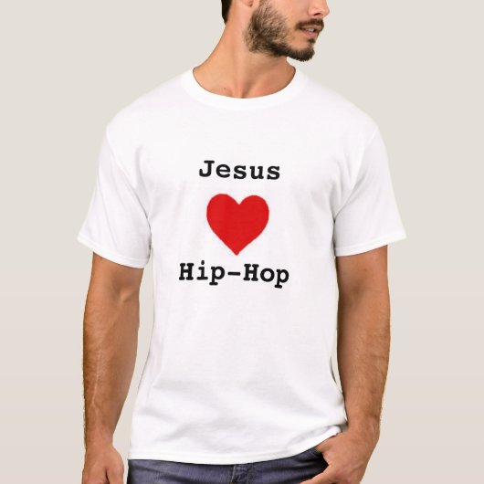 angesagtes Hopfen Jesus-Lieben mit Elementen T-Shirt (Vorderseite)