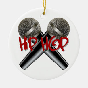 Angesagtes Hopfen - Lux-Rap-DJ-Rap-Turntable Keramik Ornament