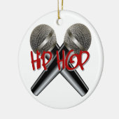 Angesagtes Hopfen - Lux-Rap-DJ-Rap-Turntable Keramik Ornament (Links)