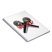 Angesagtes Hopfen - Lux-Rap-DJ-Rap-Turntable Notizblock (Rechte Seite)