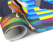 Angesagtes Hopfenbreakdance-Kind Geschenkpapier (Rolleneckpunkt)