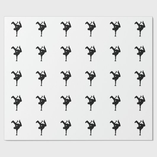 Angesagtes Hopfenbreakdancer Geschenkpapier (Flach)