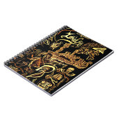 Angesagtes Hopfengraffiti-Notizbuch Notizblock (Linke Seite)