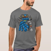 Angesagtes Hopfenroboter-Shirt T-Shirt (Vorderseite)