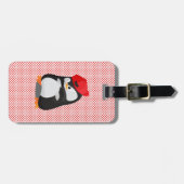 Angesagtes Hopfenverärgerter Penguin Gepäckanhänger (Vorderseite horizontal)