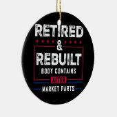 Angesagtes Knie-Joint-Replaceme für einen ermüdete Keramik Ornament (Rechts)