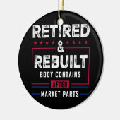 Angesagtes Knie-Joint-Replaceme für einen ermüdete Keramik Ornament (Links)