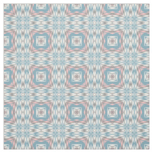 Angesagtes Mauve Blush Pink Light Blue Tribal Art  Stoff