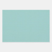 Angesagtes Meerglas Aquamarin Grün Abstrakt Zigzag Geschenkpapier Set (Vorderseite)