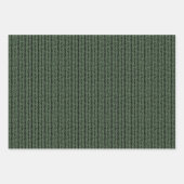 Angesagtes Ochre Brown Green Forest Tree Muster Geschenkpapier Set (Vorderseite 3)