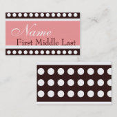 Angesagtes Rosa und neues Baby-nennende Karte (Vorne/Hinten)