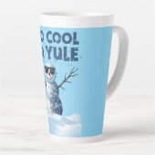 Angesagtes Snowman Holiday Design - Tasse (Rechte Ecke)