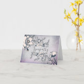 Angeschlossene Blossom Sympathiekarte Karte (Gelbe Blume)