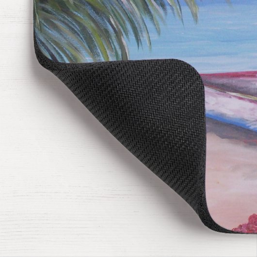 Angeschwemmt auf einer tropischen Insel Mousepad (Ecke)