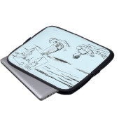 Angeschwemmt Laptopschutzhülle (Vorne Knopf)